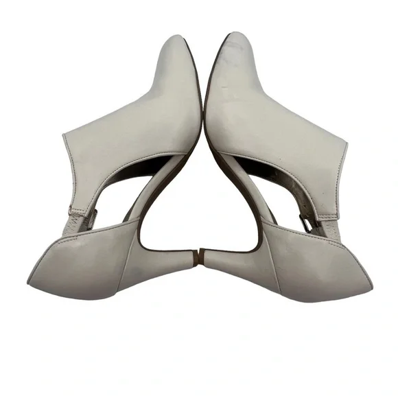 Bandolino White Wardell Pointed Closed Toe Heels Size 9 1/2 Women’s - Picture 6 of 11